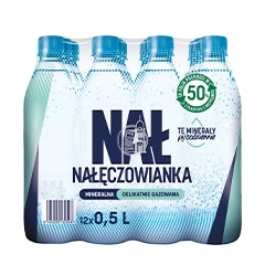 Nałęczowianka delikatnie gazowana 0,5 l (12-pak)