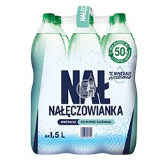 Nałęczowianka delikatnie gazowana 1,5 l (6-pak)