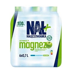 Nałęczowianka niegazowana rPET 0,7 l Magnez&Jabłko (6-pak)