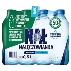 Nałęczowianka niegazowana rPET 0,5 l (12-pak)