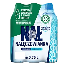 Nałęczowianka niegazowana rPET 0,75 l (6-pak)