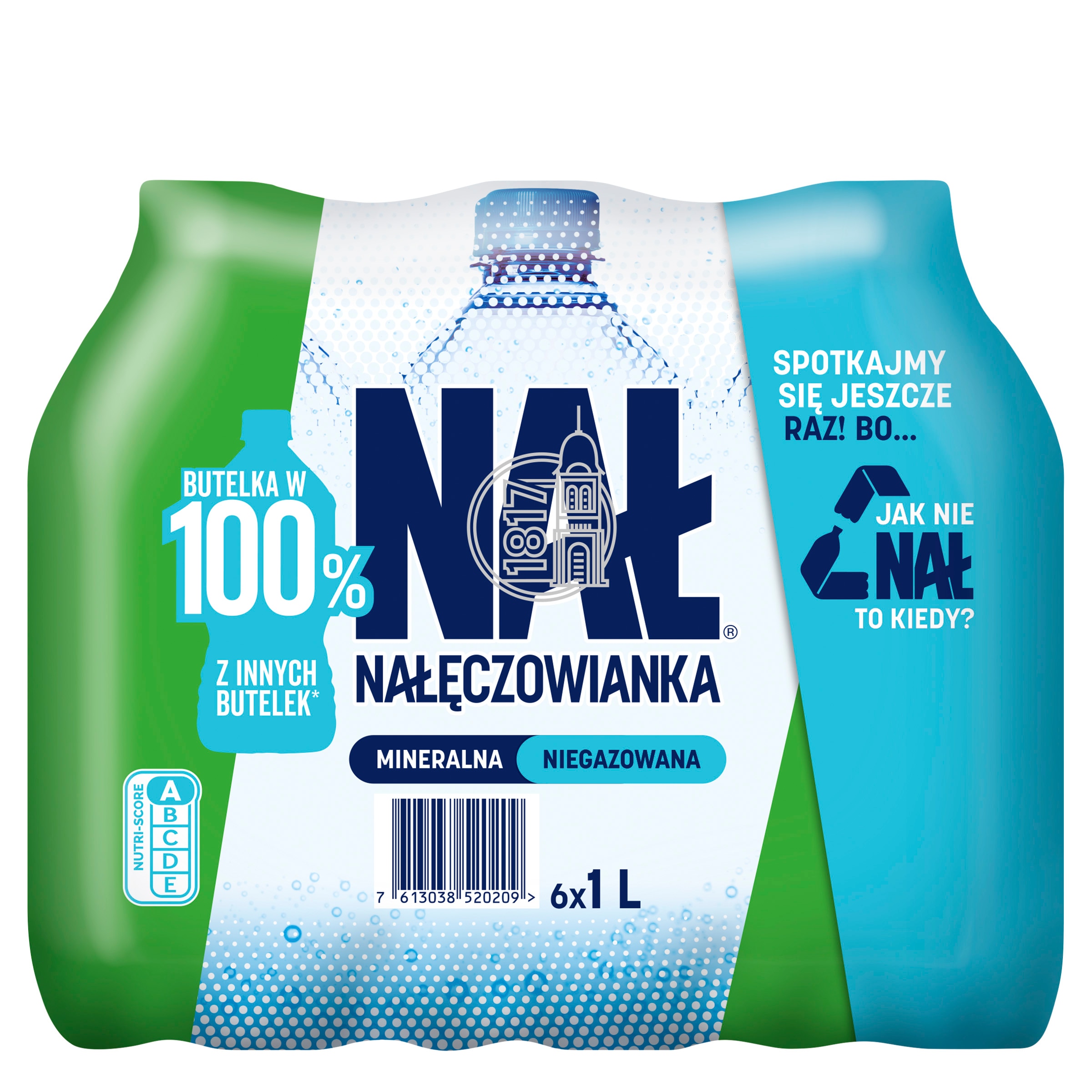Nałęczowianka niegazowana 1 l (6-pak)