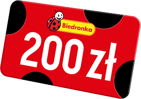 Voucher do Biedronki o wartości 200 zł