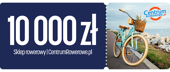 Voucher do Cenrtumrowerowe.pl o wartości 10000 zł